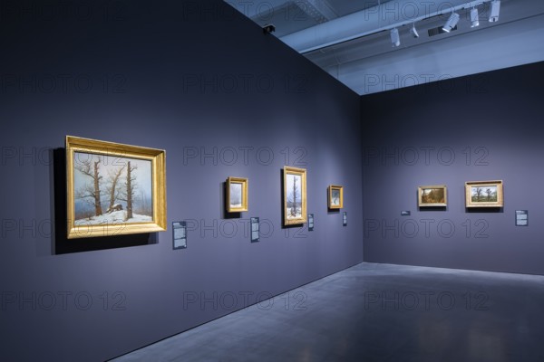 Anniversary exhibition on Caspar David Friedrich at the Albertinum. The painting The Cross in the