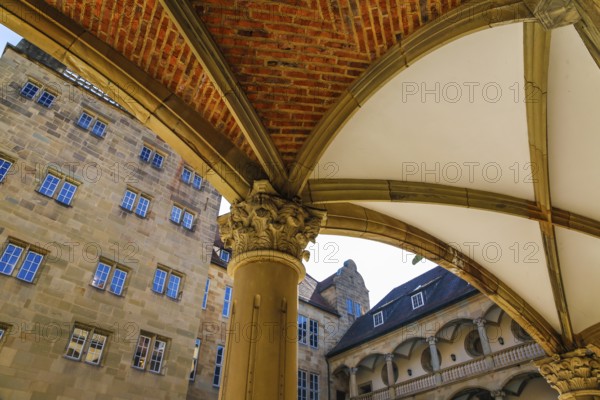 Old Palace Stuttgart, former moated palace, princely residence, 14th century seat of the Counts of