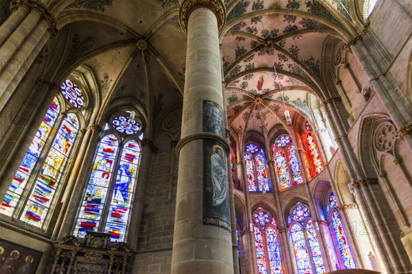 Interior view, Church of Our Lady, UNESCO World Heritage Site, Trier, Rhineland-Palatinate,