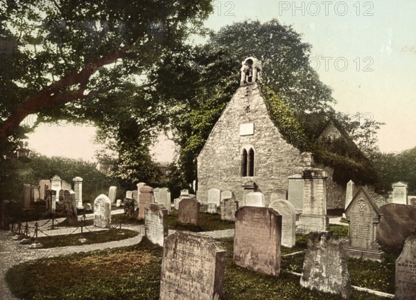 Alloway Auld Kirk, ruined church in the Scottish town of Alloway in the South Ayrshire Council