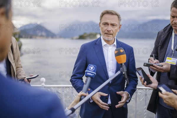 G7 meeting of finance ministers in Stresa. Christian Lindner (FDP), Federal Minister of Finance, at