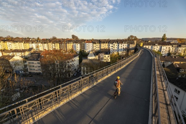 The Nordbahntrasse, a cycle path, footpath, on a former 22 km long railway line, along the