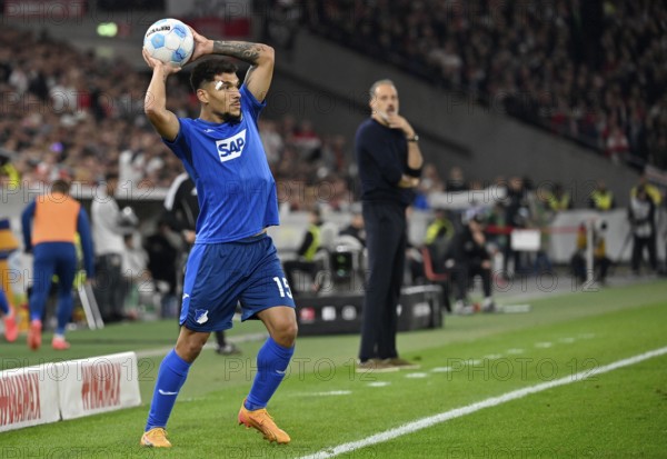 Valentin Gendrey TSG 1899 Hoffenheim (15) Throw-in action at the back Coach Pellegrino Matarazzo