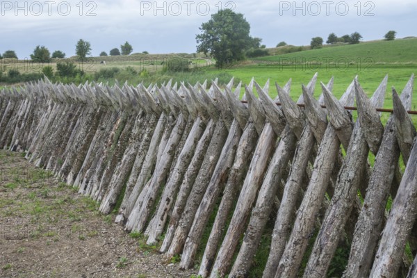 Dybbøl Banker entrenchment, memory from the war with Germany 1864, Dybbol, Sonderborg, Als, South
