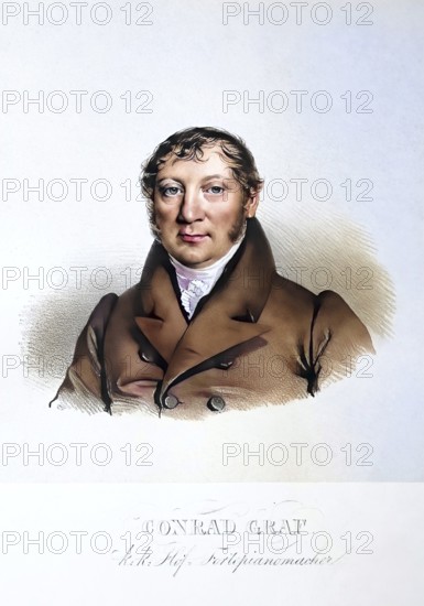 Conrad Graf, 17 November 1782, 18 March 1851, was a German-Austrian piano maker, Historic,
