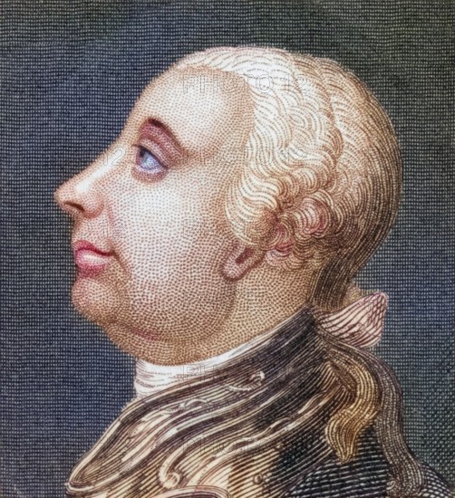 General James Wolfe, 1727 to 1759, British army officer, digitally restored reproduction from a