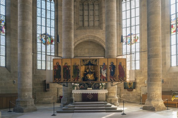 St Andrew's altar, probably by Michael Wohgemut, dating from around 1500, in St Andrew's Church,