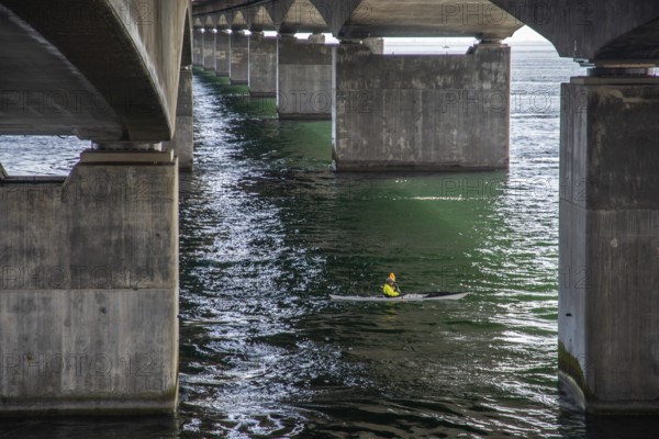 Storebæltsbro Nyborg, Sund Bridge Fyn-Sjælland, Fyn-Sealand, railway and motorway bridge, Great