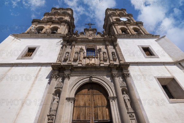 Mexico, Catholic church of Cathedral Basilica of Durango in colonial historic city center located