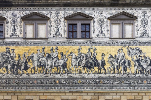 Procession of Princes, Dresden, Saxony, Germany, Europe