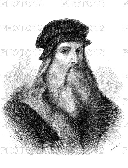 Leonardo da Vinci, 15 April 1452, 2 May 1519, an Italian painter, sculptor, architect, anatomist,
