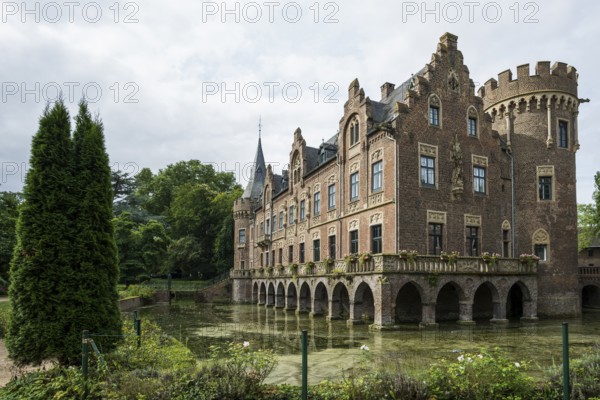 Moated castle, Schloss Paffendorf, Bergheim, Rhine-Erft district, North Rhine-Westphalia, Germany,