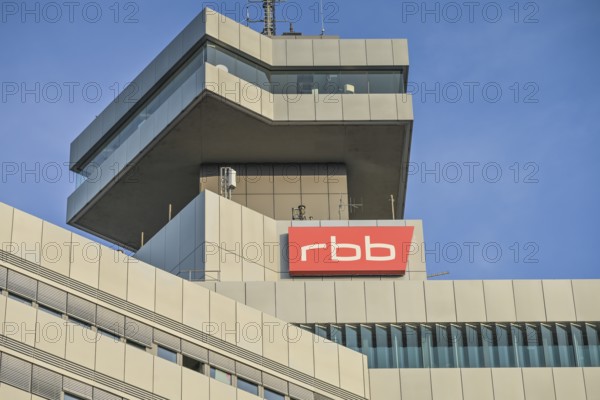 RBB, high-rise building, broadcasting centre, Rundfunk Berlin Brandenburg, Masurenallee,