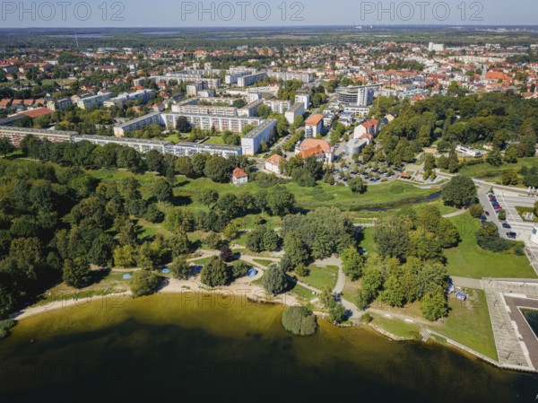 Senftenberg is a town in the south of Brandenburg on the lake of the same name. Bathing beach,