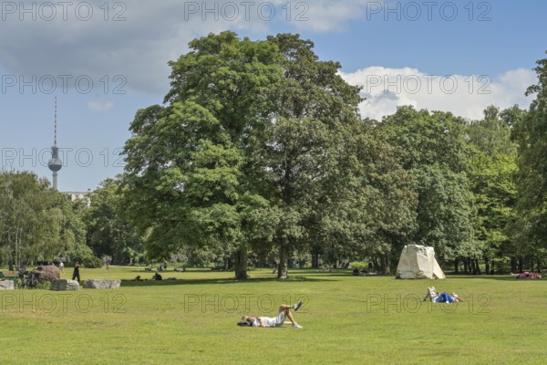 Remains of the Global Stone Project, Großer Tiergarten, Mitte, Berlin, Germany, Europe
