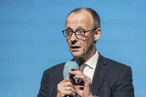 New Year's reception of the CDU with chancellor candidate Friedrich Merz in Künzelsau. The Federal