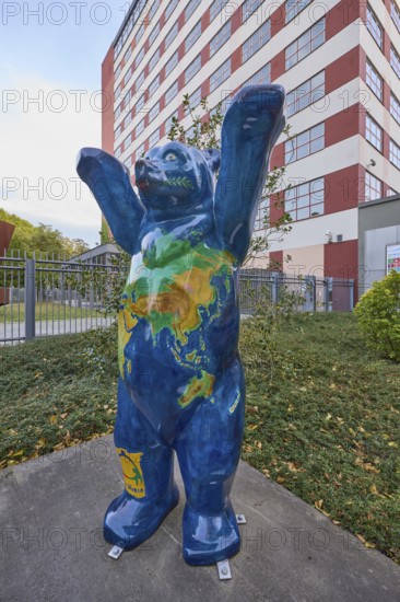 Buddy Bear 534, One-World Bear by Anette Schulz, Federal Ministry for Economic Cooperation and