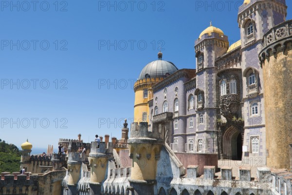 Triton Gate, Portico, Palacio Nacional da Pena, Sintra, Lisboa, Portugal, Europe