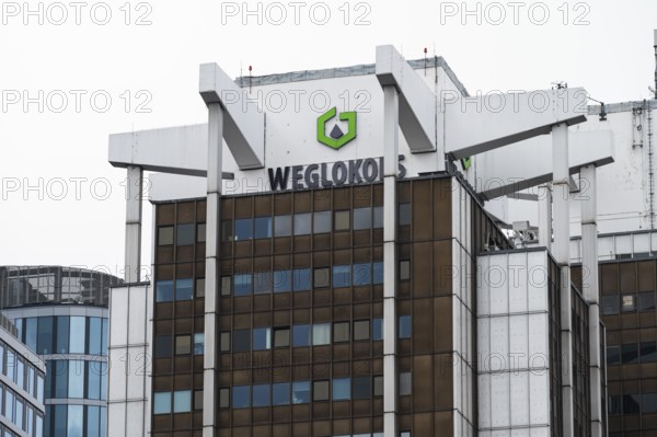 Katowice, Silesian, Poland, March 24, 2024, Headquarters of the Weglokoks company, a coal exporting