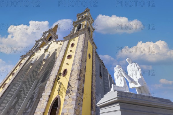 Immaculate Conception catholic Cathedral in Mazatlan historic colonial city center near Malecon and