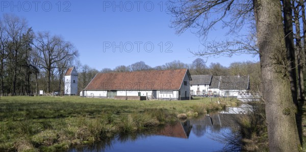 1746 Drongengoedhoeve, Drongengoed farmstead in Drongengoedbos, forest at Ursel near Knesselare,
