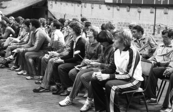 The Yes and No to the 1980 Moscow Olympics brought protesters to the Westfalenhalle on 20.4.1980 in