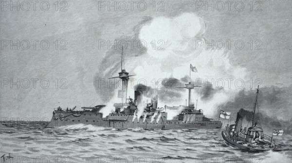 The Brandenburg was a ship of the line of the Imperial Navy, Germany, classified as an armoured
