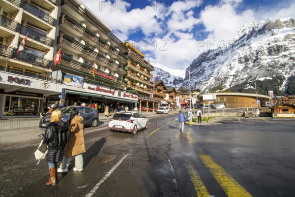 28 March 2024: Lively tourism in the week in front of Easter in the popular Swiss holiday resort of