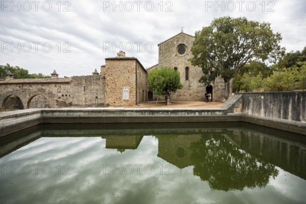 Romanesque Cistercian monastery, Abbaye du Thoronet, Département Var, Provence-Alpes-Côte d'Azur,