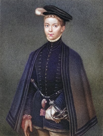 Henry Stewart Lord Darnley, also Stuart, 1545-1567, cousin and second man of Mary, Queen of Scots,