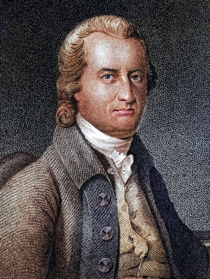 Noah Webster, 1758 to 1843, American lexicographer, author and editor Nineteenth-century engraving