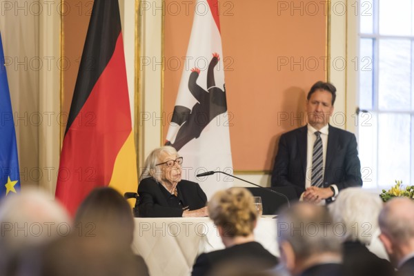 Margot Friedländer, Holocaust survivor and honorary citizen of the city of Berlin, at a reading as