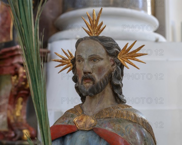 Palmesel, detail, in the Basilica of St Alexander and St Theodor, Sebastian-Kneipp-Straße 1,