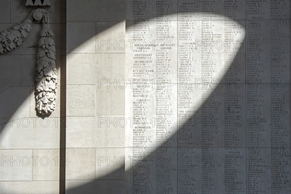 Menin Gate, Menenpoort, WW1 memorial for the missing soldiers of Commonwealth nations who died in