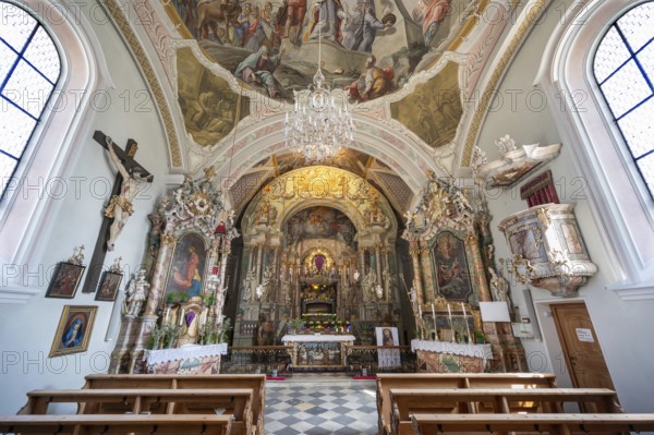 Holy Sepulchre, painted around 1767 by the painter Johann Joachim Pfaundler, St Donatus Church,