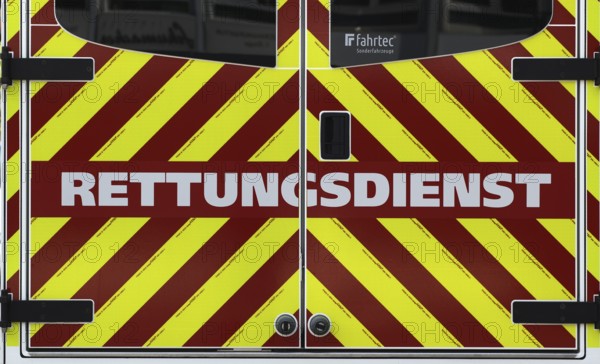 Presentation of new design, design language of the Stuttgart fire brigade, professional fire