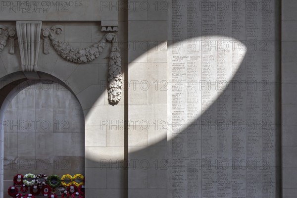 Menin Gate, Menenpoort, WW1 memorial for the missing soldiers of Commonwealth nations who died in