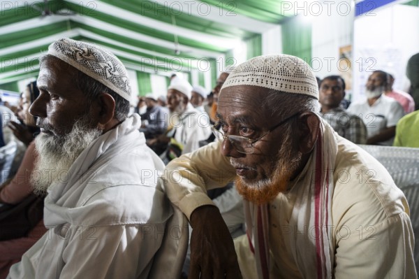 Hajj pilgrims arrives at Hajj Musafir Khana to collect Visa before leaving to the airport, in