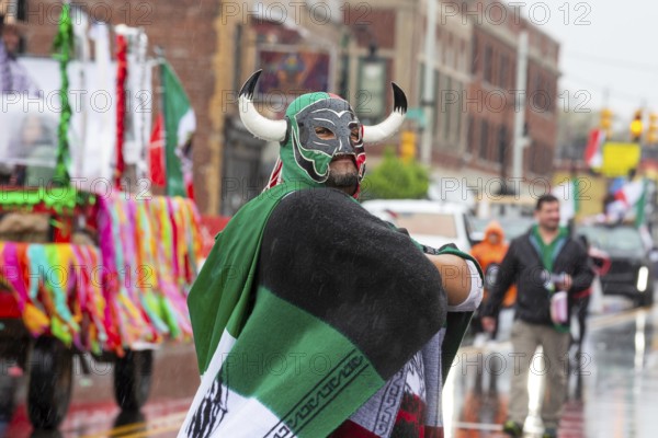 Detroit, Michigan USA - 4 May 2025 - The annual Cinco de Mayo parade was held in southwest Detroit,