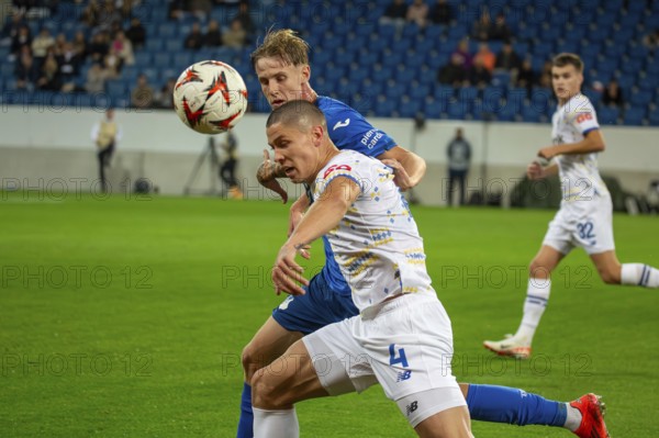 Football UEFA Europa League, 2024/25 season, matchday 2: TSG Hoffenheim v Dynamo Kiev. Picture: