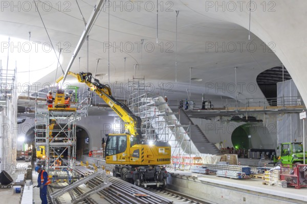 Preparations are underway for the Stuttgart 21 open construction site days, where interested