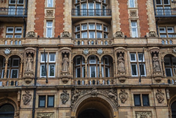 The facade on Hotel Principal on Russell Square, Bloomsbury, Camden, West End, London, England, UK,