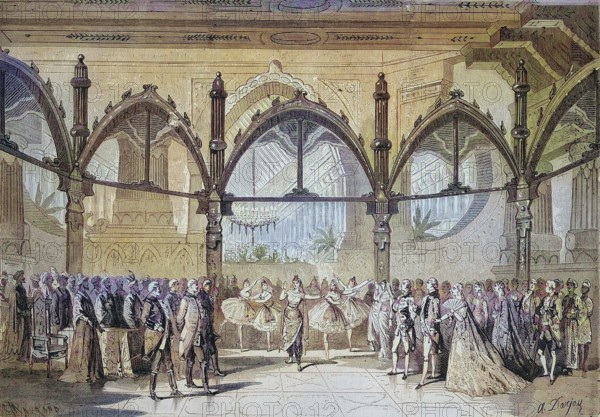 Imperial Theatre of the Comic Opera, Opera-comique, The First Day of Happiness, Premiere, 1869,