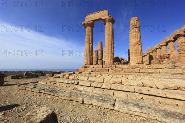 In the Parco Valle dei Templi di Agrigento, Unesco World Heritage Site, Remains of the Ancient City