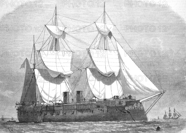 SMS Kronprinz was an armoured ship of the Kaiserliche Marine, 1869, sailing steamer, Prussia,