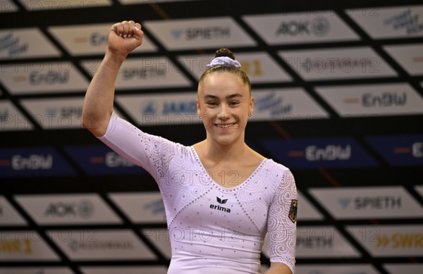 Madita Mayr GER Jubel Gymnastics, EnBW DTB-Pokal, Porsche-Arena, Stuttgart, Baden-Württemberg,
