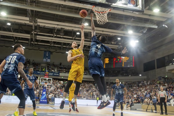 12.05.2024, easy Credit BBL, Basketball Bundesliga, Matchday 32: MLP Academics Heidelberg against