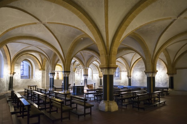 Interior view, Trier Cathedral, UNESCO World Heritage Site, Trier, Rhineland-Palatinate, Germany,