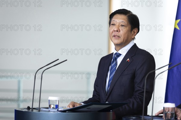 Olaf Scholz, Federal Chancellor (not pictured), and Ferdinand Marcos Jr, President of the Republic