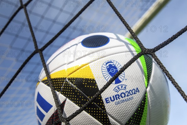 Symbolic image UEFA-EURO 2024: Close-up of the official match ball for the 2024 European Football